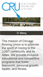 Mobile Screenshot of chicagorowingunion.org